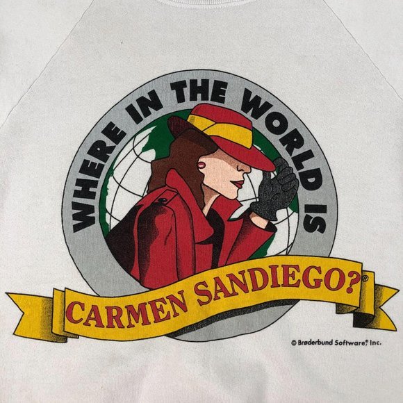 Vintage 90’s Where In The World Is Carmen San Dieg - Picture 2 of 6